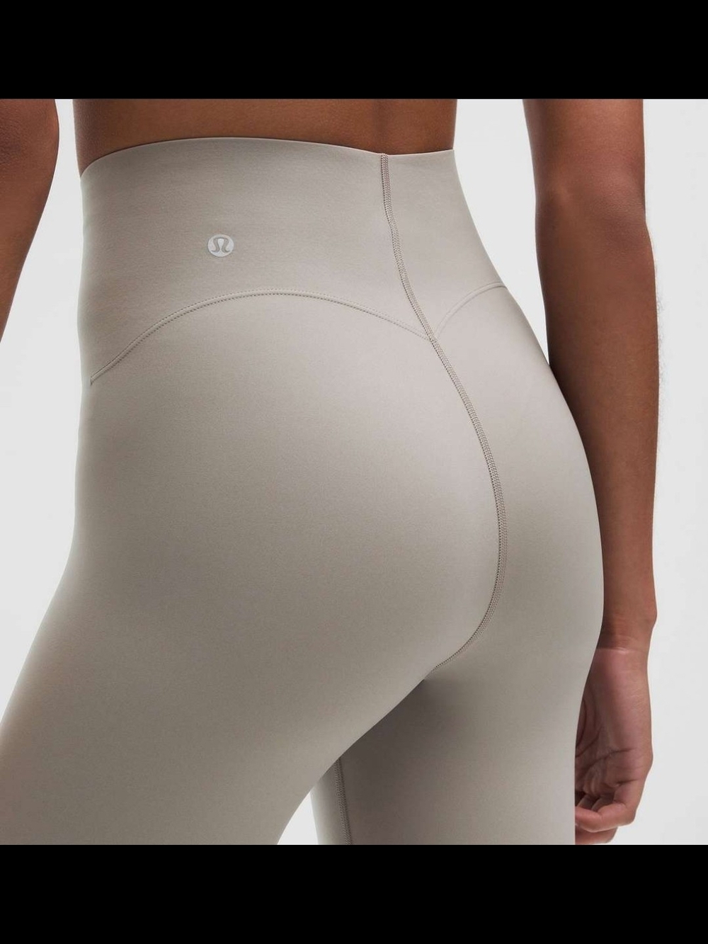 Lululemon Glow Up Super-High-Rise Tight 25" Ash Cream